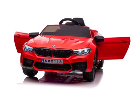 LEAN CARS Pojazd Na Akumulator BMW M5 Czerwony LEAN CARS Pojazd Na Akumulator BMW M5 Czerwony