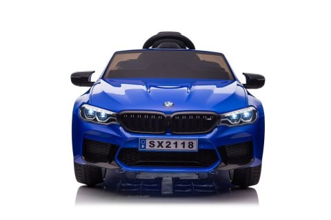 LEAN CARS Pojazd Na Akumulator BMW M5 Niebieski LEAN CARS Pojazd Na Akumulator BMW M5 Niebieski