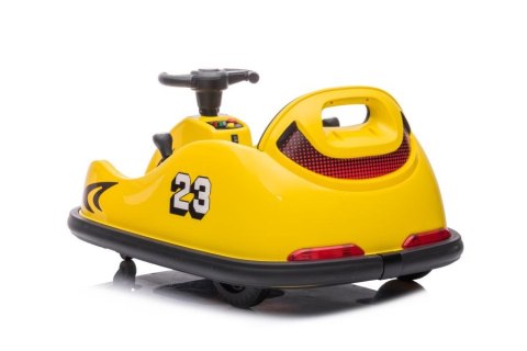 LEAN CARS Pojazd Na Akumulator GTS1166 Żółty LEAN CARS Pojazd Na Akumulator GTS1166 Żółty