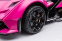 LEAN CARS Samochód Na Akumulator Lamborghini GT HL528 Rózowy