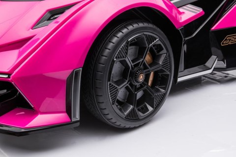 LEAN CARS Samochód Na Akumulator Lamborghini GT HL528 Rózowy LEAN CARS Samochód Na Akumulator Lamborghini GT HL528 Rózowy