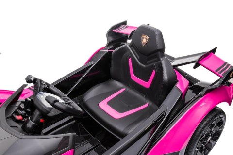 LEAN CARS Samochód Na Akumulator Lamborghini GT HL528 Rózowy LEAN CARS Samochód Na Akumulator Lamborghini GT HL528 Rózowy