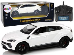 LEAN Toys Auto R/C 1:24 Lamborghini Urus Biały 2.4 G Światła