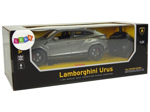 LEAN Toys Auto R/C 1:24 Lamborghini Urus Czarny 2.4 G Światła LEAN Toys Auto R/C 1:24 Lamborghini Urus Czarny 2.4 G Światła