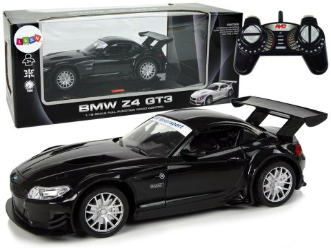 LEAN Toys Auto Sportowe R/C 1:18 BMW Z4 GT3 Czarny 2.4 G Światła LEAN Toys Auto Sportowe R/C 1:18 BMW Z4 GT3 Czarny 2.4 G Światła