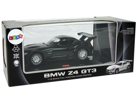 LEAN Toys Auto Sportowe R/C 1:18 BMW Z4 GT3 Czarny 2.4 G Światła LEAN Toys Auto Sportowe R/C 1:18 BMW Z4 GT3 Czarny 2.4 G Światła