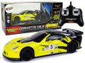 LEAN Toys Auto Sportowe R/C 1:24 Corvette Żółte C6.R 2.4 G Światła