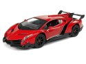 LEAN Toys Auto Sportowe R/C 1:24 Lamborghini Veneno Czerwone 2.4 G Światła
