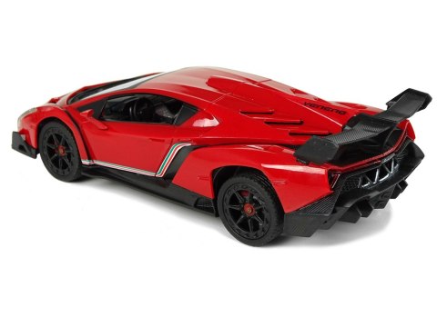 LEAN Toys Auto Sportowe R/C 1:24 Lamborghini Veneno Czerwone 2.4 G Światła LEAN Toys Auto Sportowe R/C 1:24 Lamborghini Veneno Czerwone 2.4 G Światła