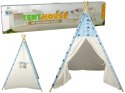 LEAN Toys Domek Namiot Dla Dzieci Tipi Indiański Chmurki Wodoodporny Ogród