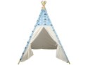 LEAN Toys Domek Namiot Dla Dzieci Tipi Indiański Chmurki Wodoodporny Ogród