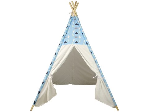 LEAN Toys Domek Namiot Dla Dzieci Tipi Indiański Chmurki Wodoodporny Ogród LEAN Toys Domek Namiot Dla Dzieci Tipi Indiański Chmurki Wodoodporny Ogród