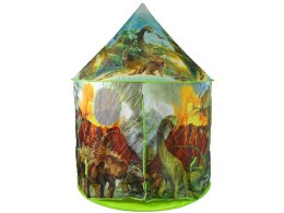 LEAN Toys Domek Namiot dla Dzieci Dinozaury Ogród Zielony