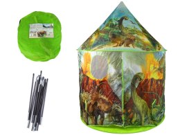 LEAN Toys Domek Namiot dla Dzieci Dinozaury Ogród Zielony