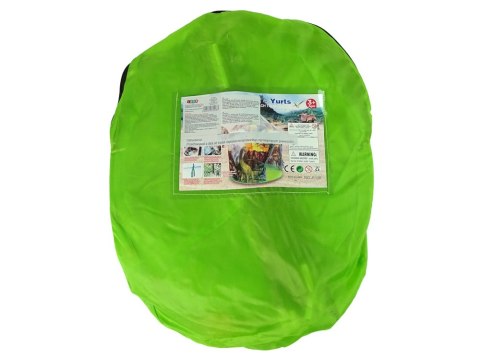 LEAN Toys Domek Namiot dla Dzieci Dinozaury Ogród Zielony LEAN Toys Domek Namiot dla Dzieci Dinozaury Ogród Zielony