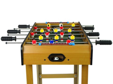 LEAN Toys Drewniana Gra Zręcznościowa Piłkarzyki Piłka Nożna 62 cm Wysokości LEAN Toys Drewniana Gra Zręcznościowa Piłkarzyki Piłka Nożna 62 cm Wysokości