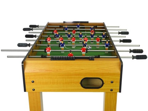 LEAN Toys Duży Stół Piłkarski Piłka Nożna Gra Piłkarzyki 124 cm LEAN Toys Duży Stół Piłkarski Piłka Nożna Gra Piłkarzyki 124 cm