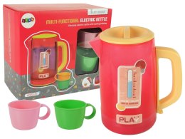 LEAN Toys Elektryczny Czajnik Rózowy Świeci Gra Dźwięki Na Wodę