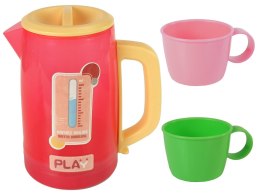 LEAN Toys Elektryczny Czajnik Rózowy Świeci Gra Dźwięki Na Wodę