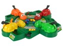 LEAN Toys Gra Planszowa Zręcznościowa Głodne Żabki Kulki Dźwignia