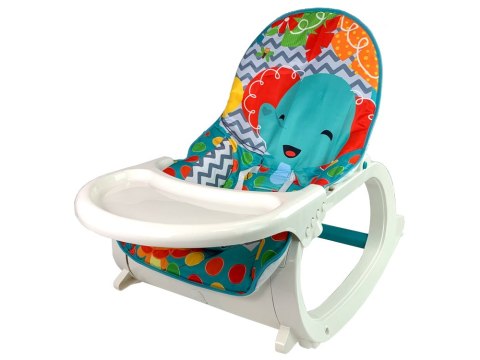 LEAN Toys Kołyska Bujaczek Fotelik Krzesełko do Karmienia 2w1 Wibracja Muzyka LEAN Toys Kołyska Bujaczek Fotelik Krzesełko do Karmienia 2w1 Wibracja Muzyka