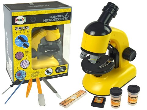 LEAN Toys Mikroskop Dla małego Naukowca Zestaw Edukacyjny