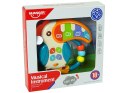 LEAN Toys Muzyczne Pianinko Kolorowa Papuga Dźwięki Światła Koraliki