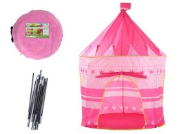 LEAN Toys Namiot Domek Pałac Księżniczki Dla Dzieci Ogród Korona Różowy