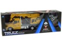 LEAN Toys Zdalnie Sterowana Ciężarówka Dźwig Pilot 2,4G Światła Dźwięki Żółta