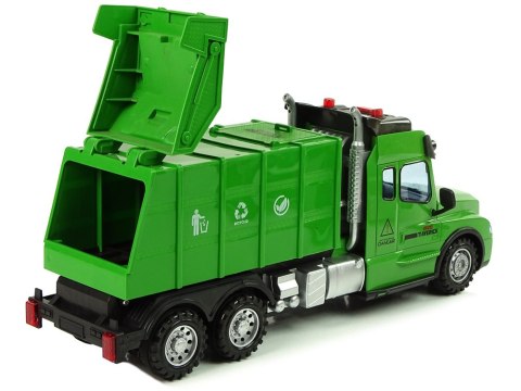LEAN Toys Zdalnie Sterowana Śmieciarka Pilot 2,4G Światła Dźwięki Zielona LEAN Toys Zdalnie Sterowana Śmieciarka Pilot 2,4G Światła Dźwięki Zielona