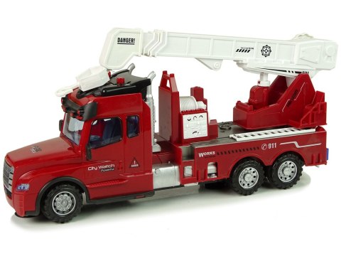 LEAN Toys Zdalnie Sterowana Straż Pożarna Pilot 2,4G Światła Dźwięki Dźwig Czerwony LEAN Toys Zdalnie Sterowana Straż Pożarna Pilot 2,4G Światła Dźwięki Dźwig Czerwony