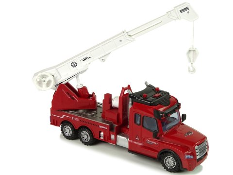 LEAN Toys Zdalnie Sterowana Straż Pożarna Pilot 2,4G Światła Dźwięki Dźwig Czerwony LEAN Toys Zdalnie Sterowana Straż Pożarna Pilot 2,4G Światła Dźwięki Dźwig Czerwony