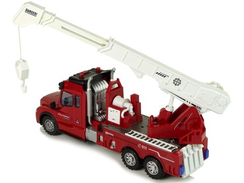 LEAN Toys Zdalnie Sterowana Straż Pożarna Pilot 2,4G Światła Dźwięki Dźwig Czerwony LEAN Toys Zdalnie Sterowana Straż Pożarna Pilot 2,4G Światła Dźwięki Dźwig Czerwony