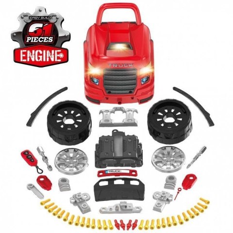 LEAN Toys Zestaw Mechanika Ciężarówka Do Rozkręcania, Narzędzia Warsztat LEAN Toys Zestaw Mechanika Ciężarówka Do Rozkręcania, Narzędzia Warsztat