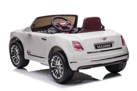 LEAN CARS Auto Na Akumulator Bentley Mulsanne Biały LEAN CARS Auto Na Akumulator Bentley Mulsanne Biały