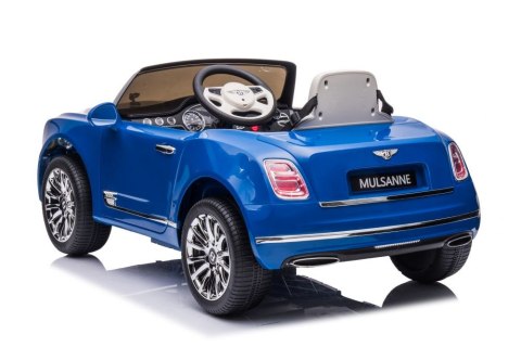 LEAN CARS Auto Na Akumulator Bentley Mulsanne Niebieski Lakierowany LEAN CARS Auto Na Akumulator Bentley Mulsanne Niebieski Lakierowany