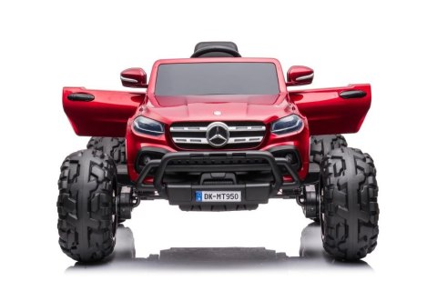 LEAN CARS Auto Na Akumulator Mercedes DK-MT950 4x4 Czerwony Lakierowany LEAN CARS Auto Na Akumulator Mercedes DK-MT950 4x4 Czerwony Lakierowany