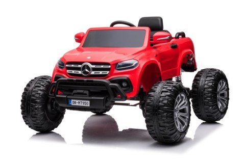 LEAN CARS Auto Na Akumulator Mercedes DK-MT950 4x4 Czerwony LEAN CARS Auto Na Akumulator Mercedes DK-MT950 4x4 Czerwony