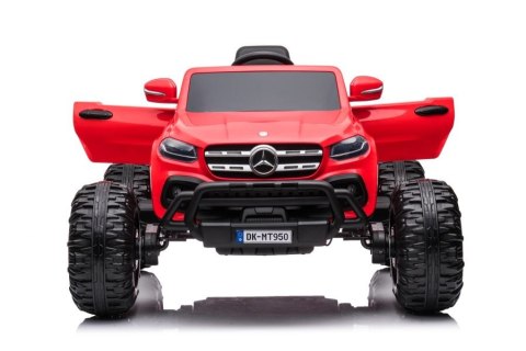 LEAN CARS Auto Na Akumulator Mercedes DK-MT950 4x4 Czerwony LEAN CARS Auto Na Akumulator Mercedes DK-MT950 4x4 Czerwony
