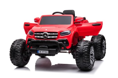 LEAN CARS Auto Na Akumulator Mercedes DK-MT950 4x4 Czerwony LEAN CARS Auto Na Akumulator Mercedes DK-MT950 4x4 Czerwony