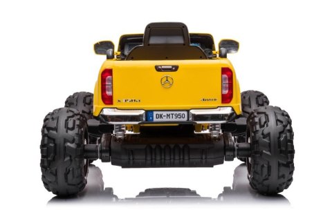 LEAN CARS Auto Na Akumulator Mercedes DK-MT950 4x4 Złoto-Żółty Lakierowany LEAN CARS Auto Na Akumulator Mercedes DK-MT950 4x4 Złoto-Żółty Lakierowany