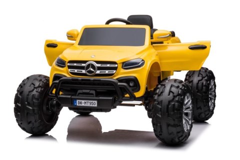 LEAN CARS Auto Na Akumulator Mercedes DK-MT950 4x4 Złoto-Żółty Lakierowany LEAN CARS Auto Na Akumulator Mercedes DK-MT950 4x4 Złoto-Żółty Lakierowany