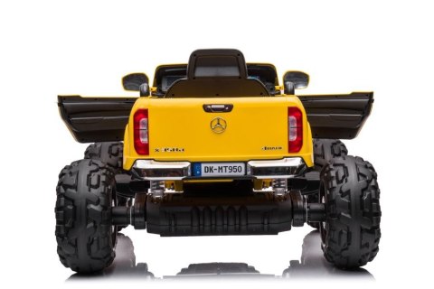 LEAN CARS Auto Na Akumulator Mercedes DK-MT950 4x4 Złoto-Żółty Lakierowany LEAN CARS Auto Na Akumulator Mercedes DK-MT950 4x4 Złoto-Żółty Lakierowany