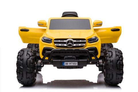 LEAN CARS Auto Na Akumulator Mercedes DK-MT950 4x4 Złoto-Żółty Lakierowany LEAN CARS Auto Na Akumulator Mercedes DK-MT950 4x4 Złoto-Żółty Lakierowany
