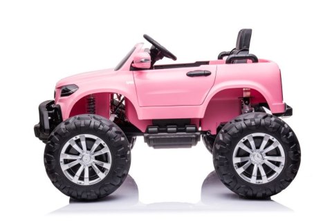 LEAN CARS Auto na Akumulator Mercedes DK-MT950 4x4 Jasny Róż LEAN CARS Auto na Akumulator Mercedes DK-MT950 4x4 Jasny Róż