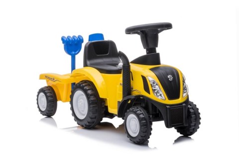 LEAN CARS Jeździk Traktor New Holland 658T Żółty