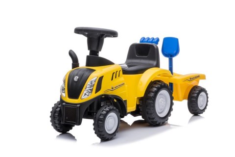 LEAN CARS Jeździk Traktor New Holland 658T Żółty