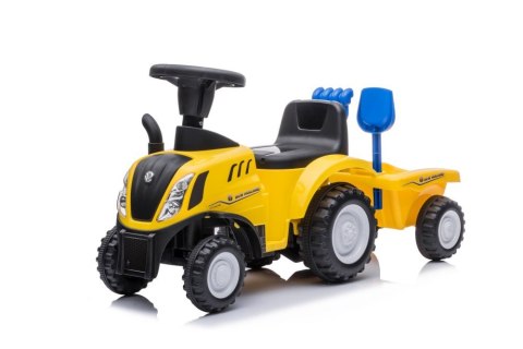 LEAN CARS Jeździk Traktor New Holland 658T Żółty