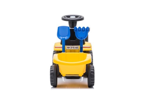 LEAN CARS Jeździk Traktor New Holland 658T Żółty