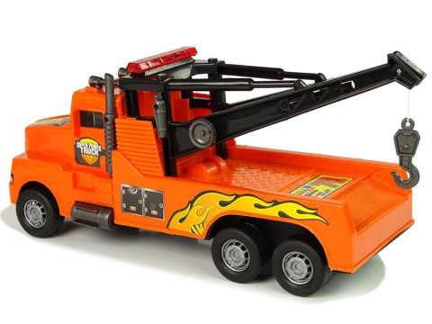 LEAN Toys Auto Ciężarówka Holownik Pomoc Drogowa 1:10 Lina Pomarańczowa LEAN Toys Auto Ciężarówka Holownik Pomoc Drogowa 1:10 Lina Pomarańczowa